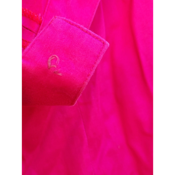 Vintage Angle Ortiz Solid‎ Hot Pink Barbiecore Maxi Ruffle Mermaid Skirt - Picture 10 of 13